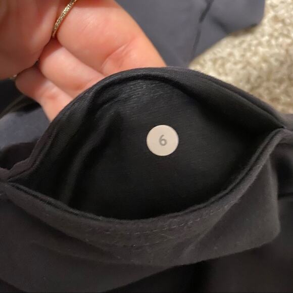 LULULEMON Wunder Under Leggings Pants Reversible Coal Gray Luon Medium Rise - Picture 11 of 15